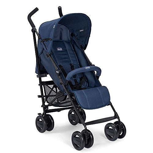Chicco London Up Poussette Légère et Compacte, Dossier Inclinable avec Arceau de Protection, Pliage Parapluie   de la Naissance à 15 Kg   Bleue :Bébé et Puériculture
