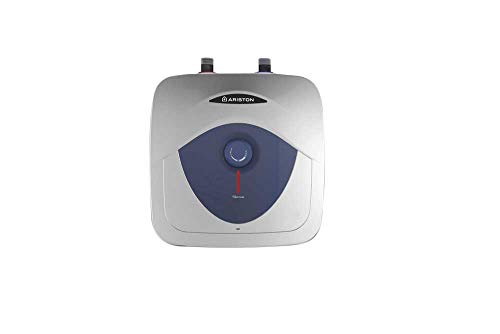 Ariston Blu Evo RS Chauffe eau électrique à accumulation sous évier 15 litres, Profil de Charge XXS, Puissance 2000W. Compact, facile à utiliser. Conçu et fabriqué pour être installé en France