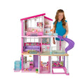 Barbie Maison De Rêve, 3 Niveaux, avec 8 Pièces Dont Une Piscine, Un Toboggan, Un Ascenseur Accessible pour Fauteuil Roulant, 70 Accessoires pour Poupées, Jouet pour Enfant de 3 Ans et Plus, GNH53 :Jeux et Jouets