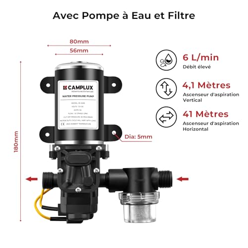 Camplux BW158BCP60 Chauffe eau Camping Camping car
