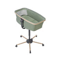 Maxi Cosi Alba Berceau bébé 3 en 1, Lit bébé, Transat bébé inclinable et Chaise Haute bébé, Tissus 100% recyclés, Naissance à 3 Ans (15 kg), Compatible avec kit Repas Alba, Beyond Green :Bébé et Puériculture