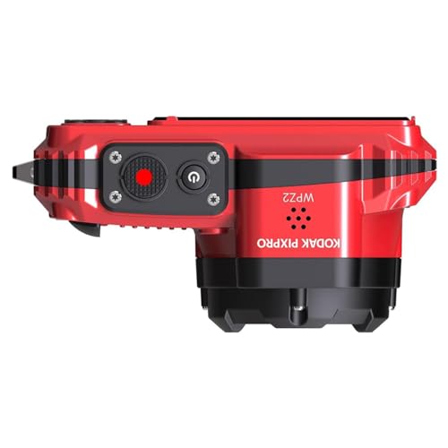KODAK Pixpro WPZ2   Appareil Photo Numérique Compact 16M Pixels, étanche à 15m, Anti Choc, Video 720p, Ecran LCD 2,7   Batterie Li ion, Rouge :High Tech
