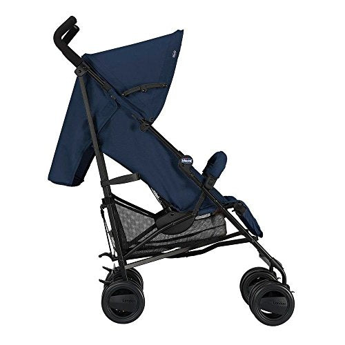 Chicco London Up Poussette Légère et Compacte, Dossier Inclinable avec Arceau de Protection, Pliage Parapluie   de la Naissance à 15 Kg   Bleue :Bébé et Puériculture