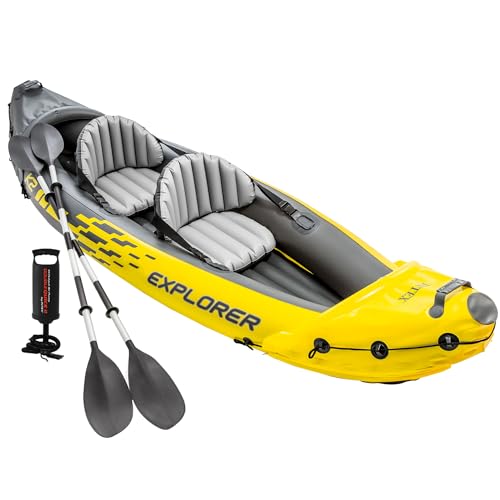 Intex set kayak explorer k2   2 pers (inclus rames et gonfleur) Loisirs