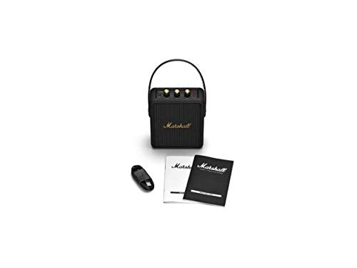 Marshall Stockwell II Enceinte Bluetooth Portatif   Noir et Laiton[Exclusif Amazon] :High Tech