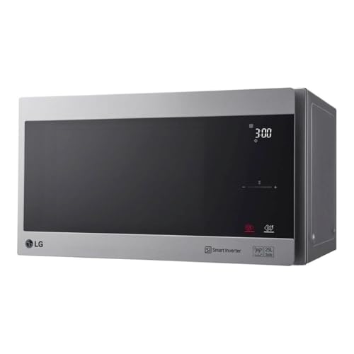 LG MS2595CIS micro onde Comptoir Micro ondes uniquement 25 L 1000 W Argent, Acier inoxydable