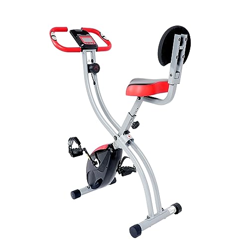 Ultrasport F Bike 350B, appareil de fitness à domicile pour l'endurance et les articulations, ergomètre/vélo d'appartement, home trainer pliable à huit niveaux de résistance Loisirs
