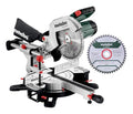 Metabo Kit scie radiale et à onglet KGS 254 M   613254900   Avec ligne de coupe de précision   254 mm 2. Lame de scie en carbure de tungstène et fonction de traction   Câble de 2 m