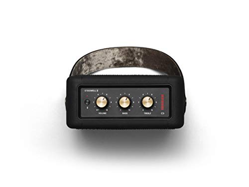 Marshall Stockwell II Enceinte Bluetooth Portatif   Noir et Laiton[Exclusif Amazon] :High Tech