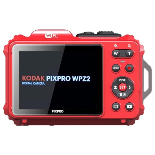 KODAK Pixpro WPZ2   Appareil Photo Numérique Compact 16M Pixels, étanche à 15m, Anti Choc, Video 720p, Ecran LCD 2,7   Batterie Li ion, Rouge :High Tech