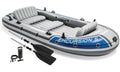 Intex Unisex Youth Excursion 5 bateau, Gris, 366 x 168 43 cm EU :Sports et Loisirs