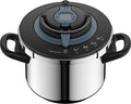 Seb Nutricook  Cocotte minute 6 L inox, Autocuiseur induction, Facile à utiliser, Programme de Cuisson, Fabriqué en France P4220705