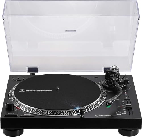 Audio Technica LP120xBTUSB Platine à Entraînement Direct (Bluetooth &amp; USB) Noir :High Tech