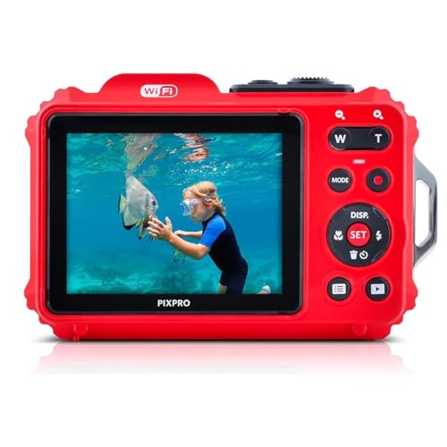 KODAK Pixpro WPZ2   Appareil Photo Numérique Compact 16M Pixels, étanche à 15m, Anti Choc, Video 720p, Ecran LCD 2,7   Batterie Li ion, Rouge :High Tech