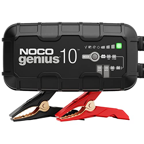 Amazon.fr : NOCO GENIUS10EU, Chargeur de Batterie de Voiture 10A, 6V et 12V, Mainteneur, Désulfateur pour Batteries Auto, Moto, Quad, AGM, Gel et Lithium