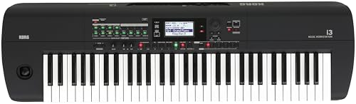 Korg i3 Music Workstation Synthétiseur de station de travail avec logiciel inclus Noir :Instruments de musique et Sono