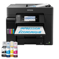 Imprimante multifonction A4 EcoTank ET 5850 avec Wi Fi, réservoirs d’encre et fax