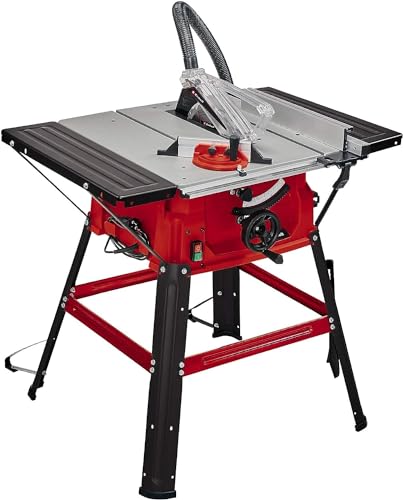 Einhell Scie circulaire sur table TC TS 2025/2 U (2 000 W, dispositif de réglage hauteur/inclinaison de la lame de scie, butée parallèle, butée d’angle  /  60°, rallonges latérales)