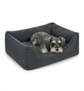 Johnstonem Panier Lavable et Imperméable pour Chien avec Rebords Confortables – 51 × 48 × 15 cm
