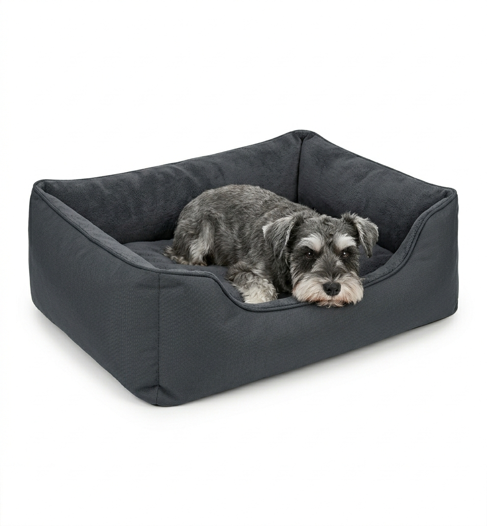 Johnstonem Panier Lavable et Imperméable pour Chien avec Rebords Confortables – 51 × 48 × 15 cm